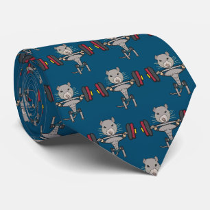 Gym Rat Weightlifting Tie