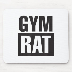 Gym Rat - Workout - Hustle - Fitness - Motivation  Mouse Pad