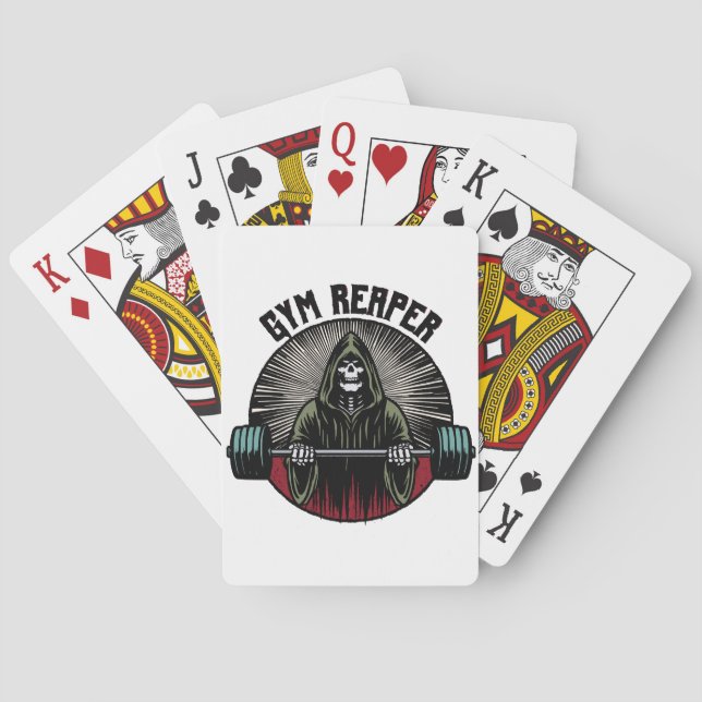 Gym Reaper Workout Playing Cards (Back)
