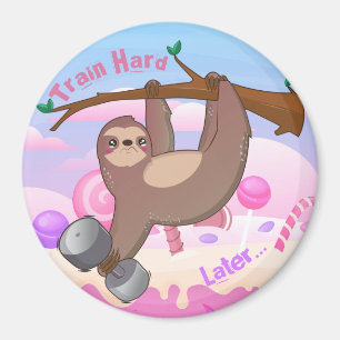 Gym Sloth Magnet