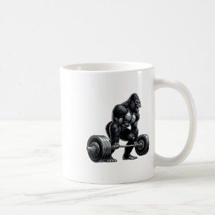 Gym Squad Fitness Group Gorilla Weightlifting Work Coffee Mug