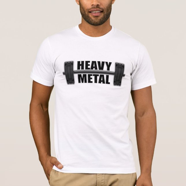 Gym T Shirts - HEAVY METAL (Front)