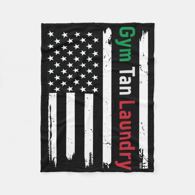 Gym Tan Laundry Gtl New Jersey Garden Nj Shore Ita Fleece Blanket (Front)