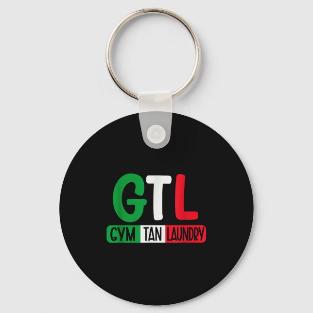 Gym Tan Laundry Gtl New Jersey Garden Nj Shore Ita Keychain (Front)