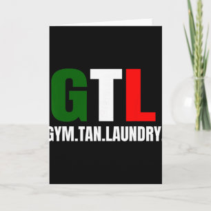Gym Tan Laundry Gtl New Jersey Nj Shore  Card