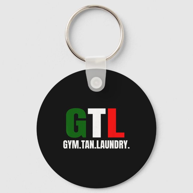 Gym Tan Laundry Gtl New Jersey Nj Shore  Keychain (Front)