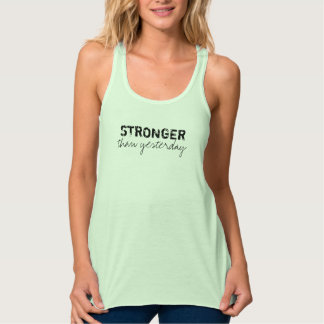 Gym Tank Top - Stronger Than Yesterday