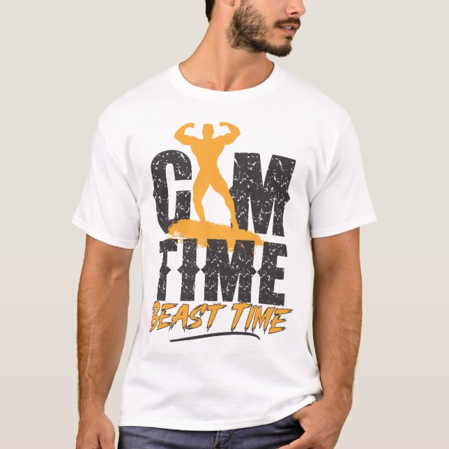 Gym Time Beast Time T-Shirt (Front)