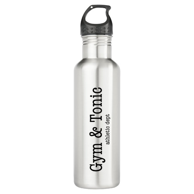 Gym & Tonic Stainless Steel Bottle (Front)