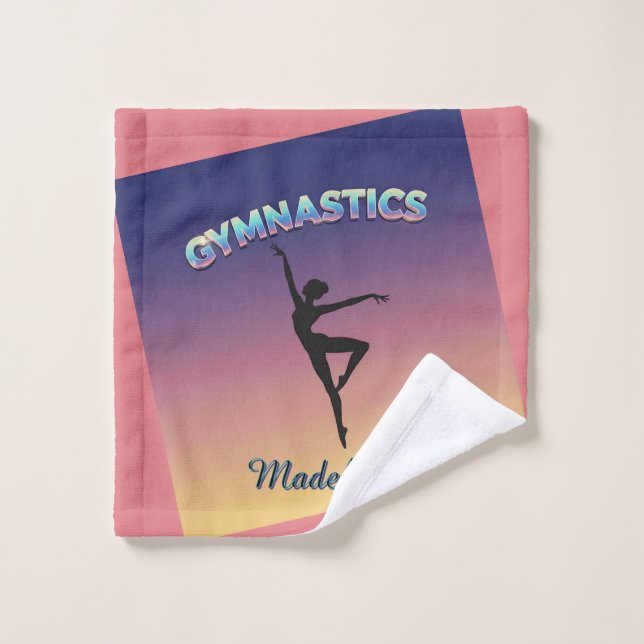 Gym Twist Holographic Gymnastics Sunset Custom (Gant de toilette)