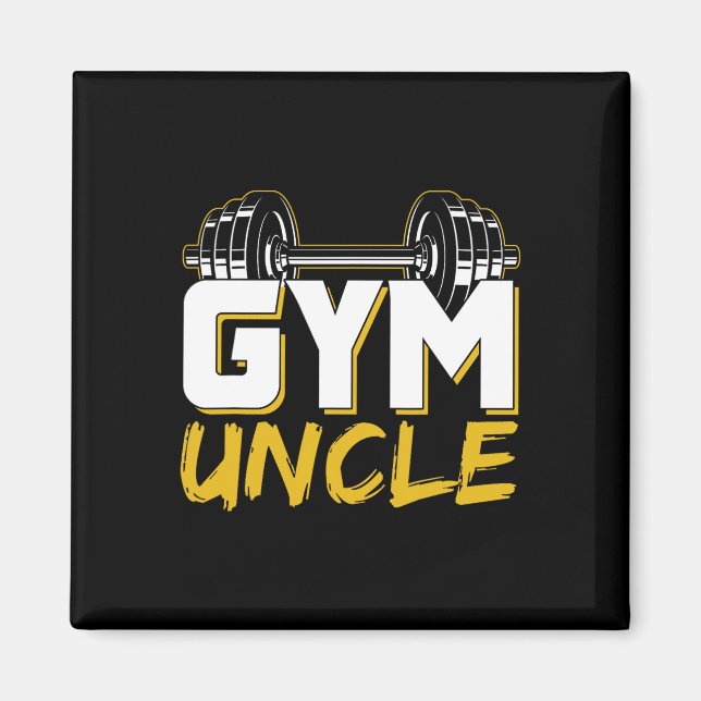 Gym Uncle  Magnet (Front)