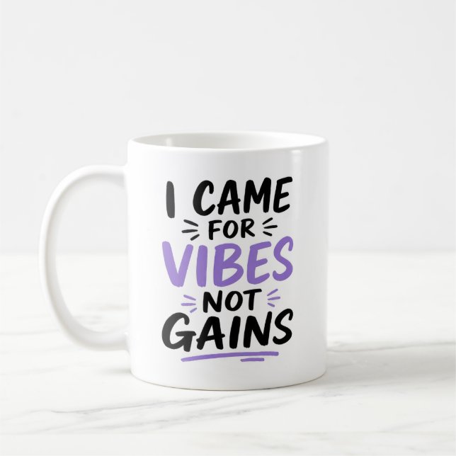 Gym Vibes Coffee Mug (Left)