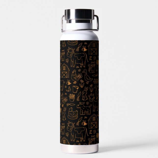 gym water bottle  (Back)