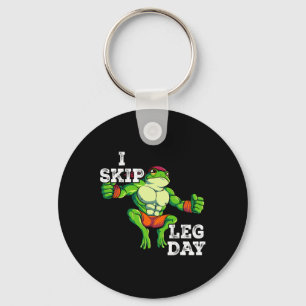 Gym Weight Training I Skip Leg Day 1  Keychain