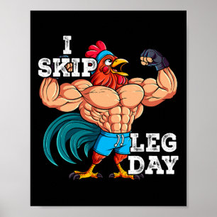 Gym Weight Training I Skip Leg Day 5  Poster
