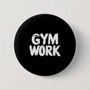 Gym Work Bodybuilding Fitness Workout 2 Inch Round Button