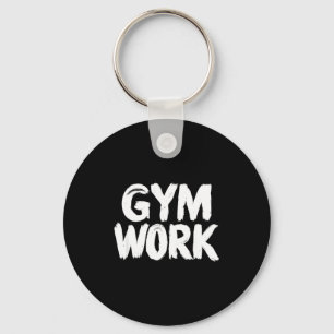 Gym Work Bodybuilding Fitness Workout  Keychain