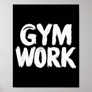 Gym Work Bodybuilding Fitness Workout  Poster