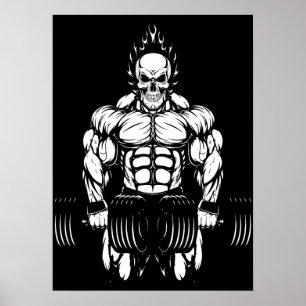 Gym Workout Bodybuilding - Lifting Motivational Poster
