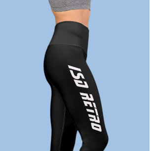 Gym Workout Retro Fitness Activewear Fit Capri Leggings