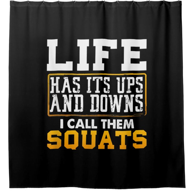 Gym Workout Weights Squat Men Women (Front)