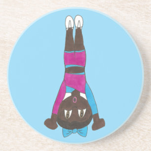 Gymastics Acrobatics Handstand Tumbling Gymnast Coaster