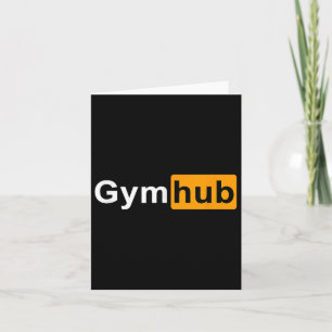 Gymhub Funny Workout Fitness Motivation Gym  Card