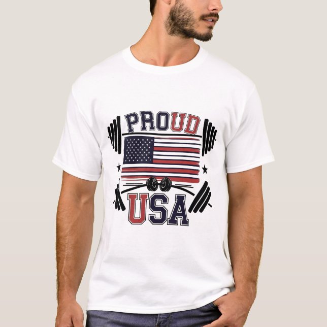 gymnase design T-shirt fier (Devant)