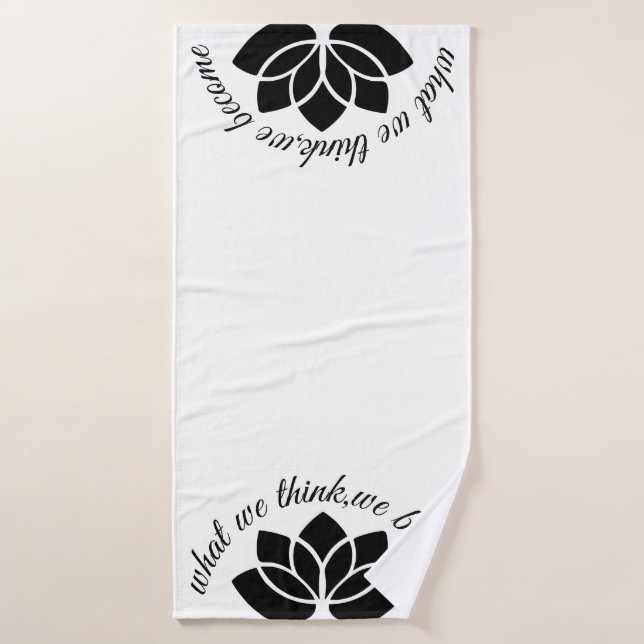 Gymnase Inspiration Yoga Lotus (Serviette de bain)