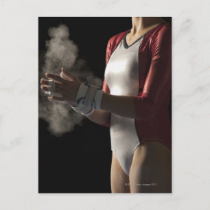 Gymnast 3 postcard