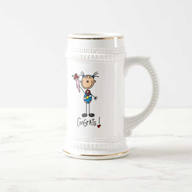 Gymnast Champion Beer Stein (Right)