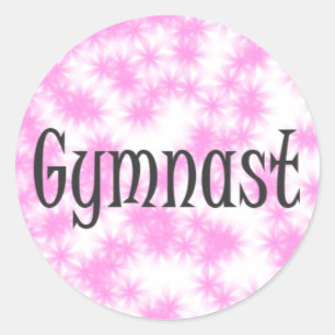 Gymnast Classic Round Sticker