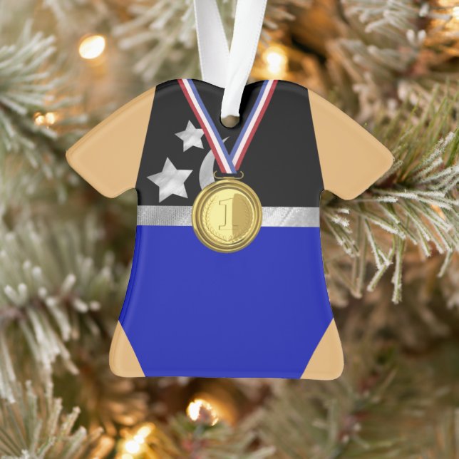 Gymnast Custom Leotard Colour Ornament (Tree)