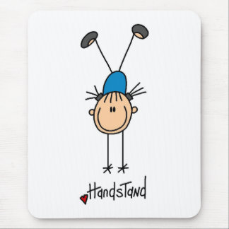Gymnast Doing Handstand Mouse Pad