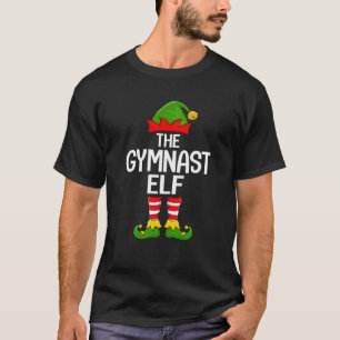 Gymnast Elf Matching Family Gymnastics Elf Squad C T-Shirt