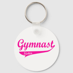 Gymnast Family Swoosh Female Keychain