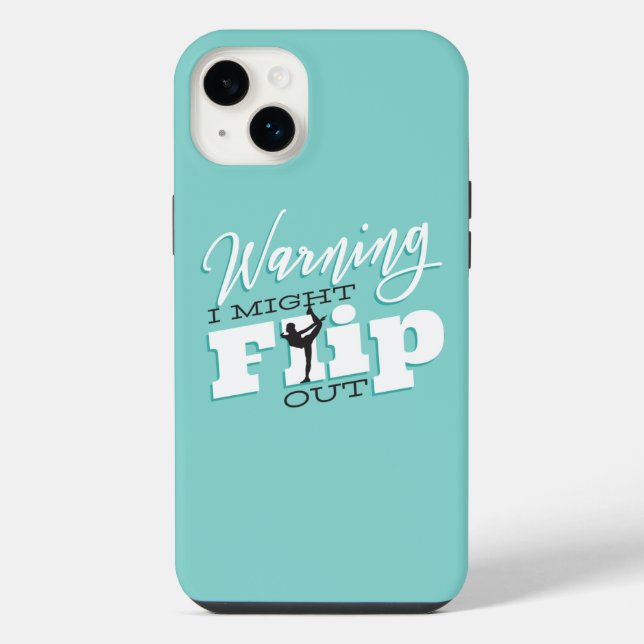 Gymnast Flip iPhone Case (Back)