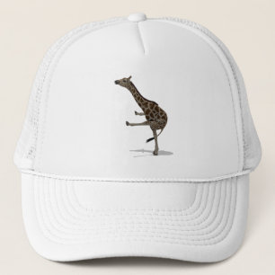 Gymnast Giraffe Trucker Hat