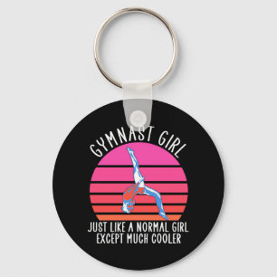 Gymnast Girl Keychain