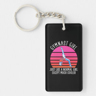 Gymnast Girl Keychain