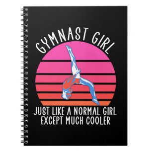 Gymnast Girl Notebook