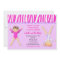 Gymnast Gymnastic Birthday Party Invitations