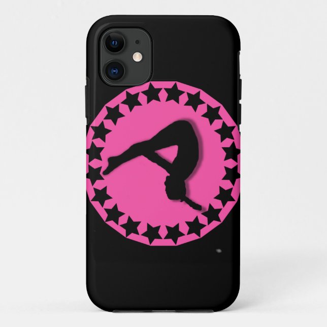 Gymnast in pink Case-Mate iPhone case (Back)