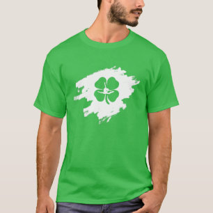 Gymnast Irish Shamrock - Vintage Gymnastics St Pat T-Shirt