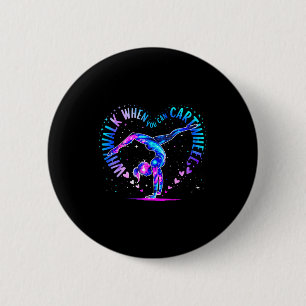 Gymnast Just A Girl Who Loves Gymnastics For Women 2 Inch Round Button