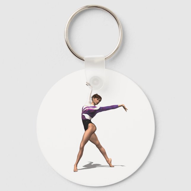 Gymnast Keychain (Front)