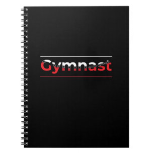 Gymnast - Minimalist Modern Gymnastics Word Notebook