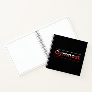 Gymnast - Minimalist Modern Gymnastics Word Notebook
