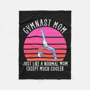 Gymnast Mom Fleece Blanket