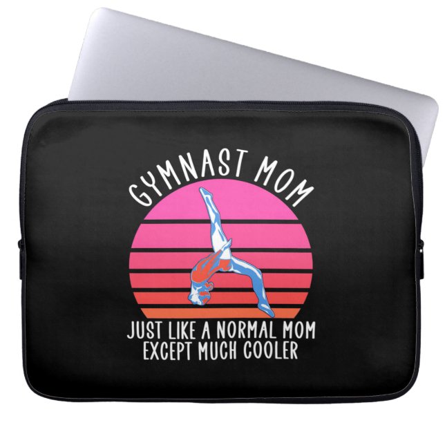 Gymnast Mom Laptop Sleeve (Front)